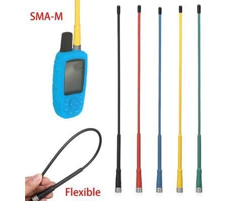 Antenne Plexible Pour Garmin Alpha 100 Astro 220 320 43 VHF UHF144 430MHz  Bifréquence ROUGE - GPS Auto - Achat & prix | fnac