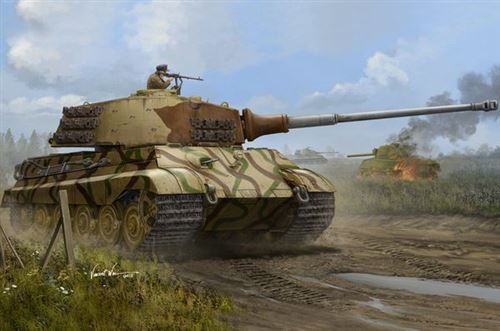 Pz.kpfw.vi Sd.kfz.181 Tiger Ii(henschel - 1:35e - Hobby Boss