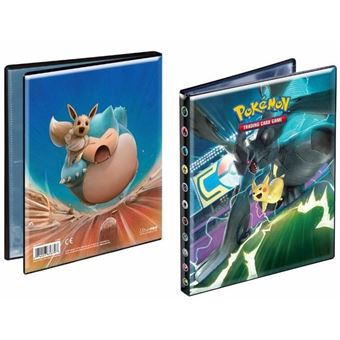 Cahier de rangement A5 - Cartes Pokemon - Sylveroy et Blizzeval