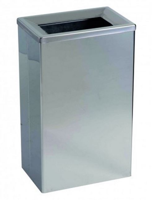 CORBEILLE MURALE OU À POSER - MEDIAL - Brillant - 6 Kg - inox