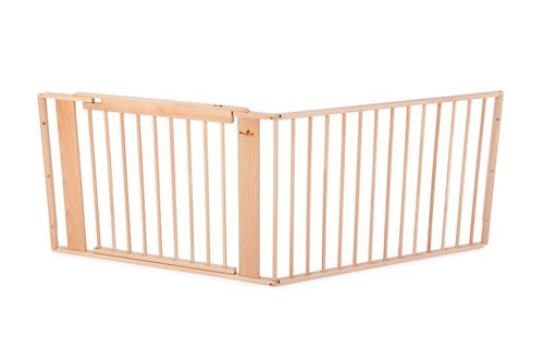Krabbel-Hit ® Maxi - hêtre massif - porte d'escalier / sécurité de passage / porte enfant - jusqu'à 200 cm