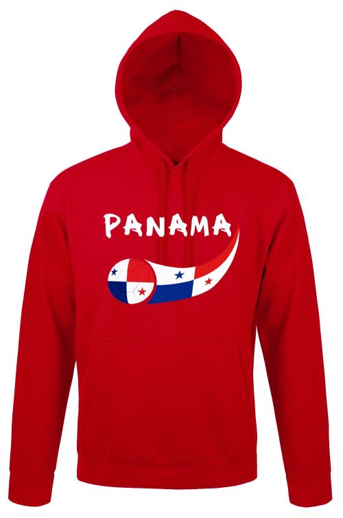 Supportershop Panama Sweat-Shirt à Capuche Adulte, Rouge, FR : 2XL (Taille Fabricant : XXL)