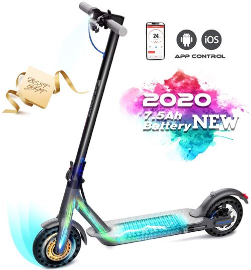 CITYSPORTS HB17 Trotinette Electrique Pliable Patinette 8.5 Pouces Scooter Jeunesse Unisexe noir