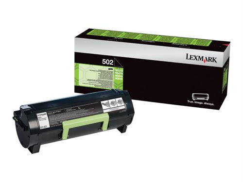 Lexmark 502 - noir - originale - cartouche de toner - LCCP, LRP