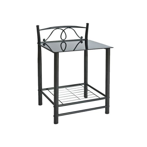Table de chevet - ET920 - 49 x 46 x 65 cm - Noir
