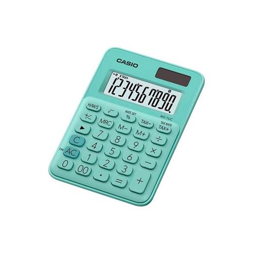 Casio MS 7UC GN Calculatrice de bureau Vert