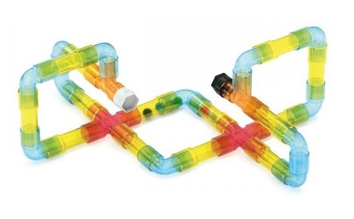 Quercetti piste à billes labyrinthe à tubes transparente 44 pièces