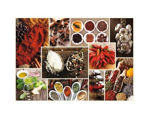 Puzzle 1000 Pièces : Collage - Epices, Trefl