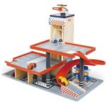 Garage En Bois 3 Niveaux Avec Station Essence, Lavage Et Hélicoptère – Mamabrum, Parking à Voitures Pour Enfants