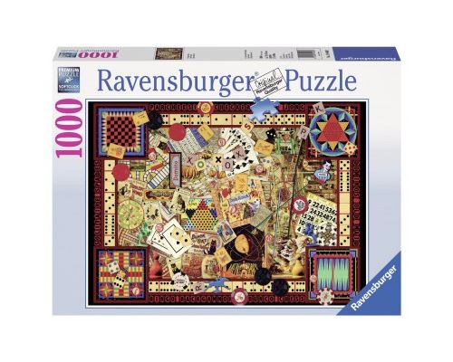 Puzzle 1000 Pièces : Vintage Games, Ravensburger