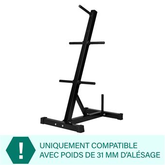 Rack De Rangement Pour Poids Disques Noir Gs020 Musculation