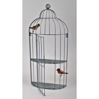 Etagère Cage Oiseaux Noire