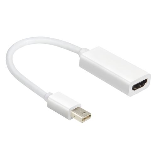 Connectique Câble & adaptateur moniteur Câble adaptateur femelle Mini DisplayPort to HDMI (blanc)