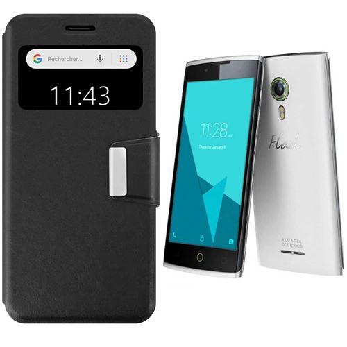 Etui de protection pour Alcatel Flash 2 -Noir