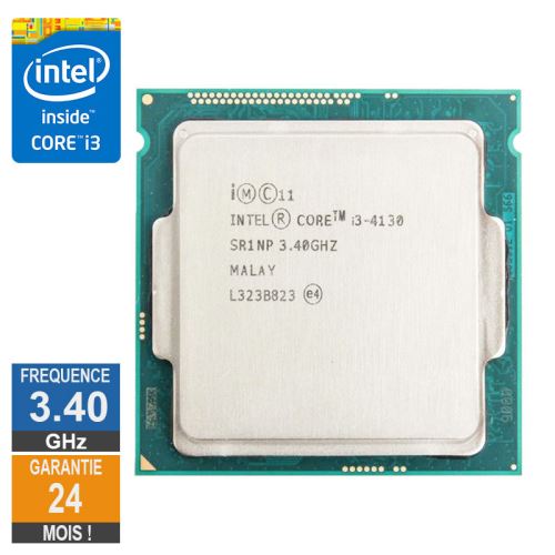 Processeur Intel Core I3-4130 3.40Ghz Sr1Np Fclga1150 3Mo