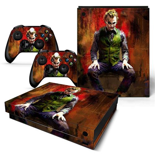 Autocollant Stickers de Protection pour Console et Manette Microsoft Xbox X - The Joker (TN-XBONEX-0055)