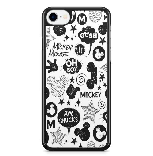 Coque Fifrelin Noire pour iPhone XS MAX Mickey Mouse Vintage Noir et Blanc