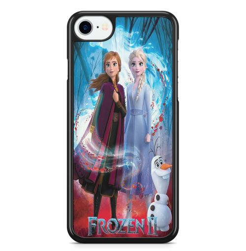 Coque Fifrelin Noire pour iPhone 6 PLUS et iPhone 6S PLUS Anna Elsa La reine des Neiges 2 Frozen