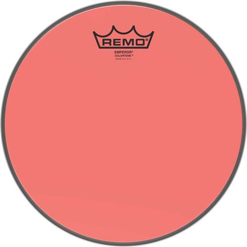 Remo BE-0310-CT-RD - Peau de frappe Emperor Colortone, rouge, 10''