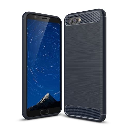 Huawei Honor View 10 Coque Protection TPU Effet brossé bleu foncé ALS53302