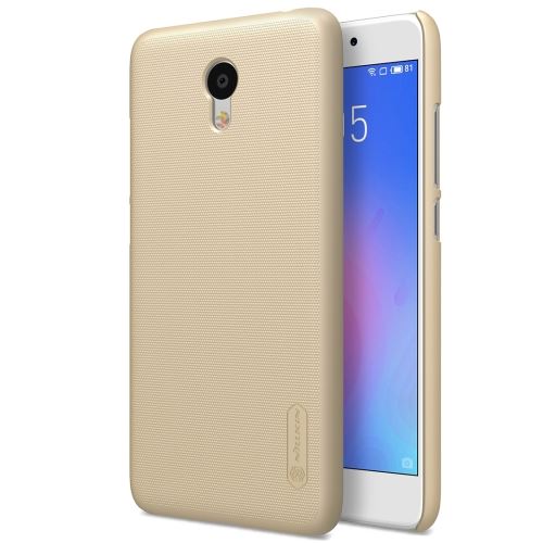 Meizu M6 Coque Protection Plastique Texture concave-convexe Doré ALS54264