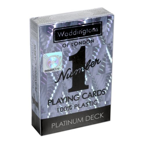 Winning Moves Noir Jeu De 54 Cartes - Argente