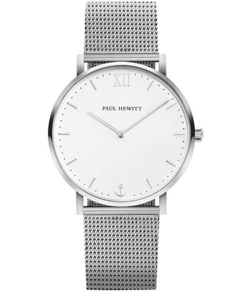 Paul Hewitt Montre Mixte PH-SA-S-ST-W-4M Blanc