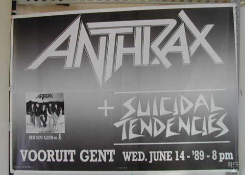 Anthrax - 72x102 cm - AFFICHE / POSTER