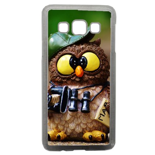 Coque Chouette Compatible Samsung Galaxy A3 Transparent