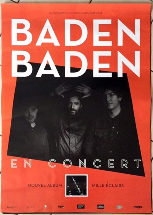 BADEN BADEN - 70x100 cm - AFFICHE / POSTER