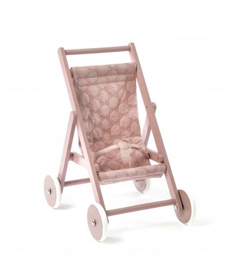 Smallstuff poupée en bois buggy 54 cm rose