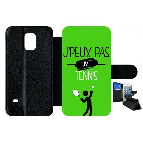 Etui à rabat samsung galaxy s5 j peux pas j ai tennis 11