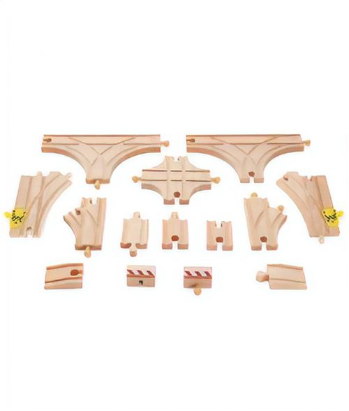 Hape chemin de fer en bois 14 pièces