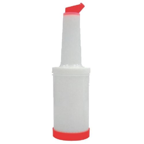 Bouteille verseuse rouge