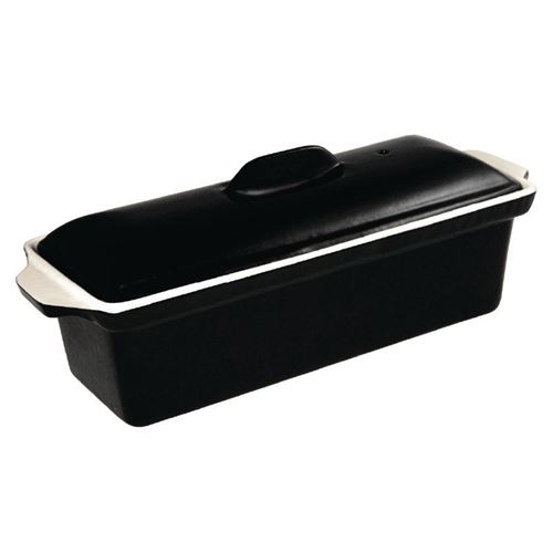 Terrine à pâté en fonte 1,7l vogue noire