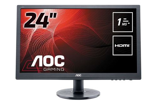 AOC E2460SH Ecran PC LED 24 (61 cm) 1920 x 1080 1 ms VGA/DVI/HDMI