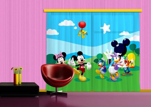 AG Design XXL FCC/4008 Rideau Voilage pour Chambre d'enfant Disney Mickey Mouse