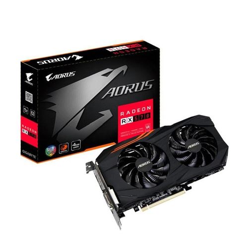 Gigabyte AORUS Radeon RX570 4G carte graphique - Radeon RX 570 - 4 Go