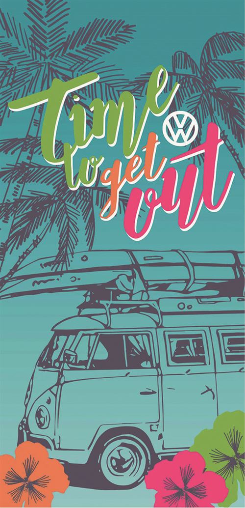 Drap plage 75x150cm VW surf