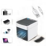 Ventilateur De Table Heallux - Sans Fil, Rechargeable, Avec Diffuseur D'huiles Essentielles, En Blanc - Fraîcheur Et Détente Garanties !