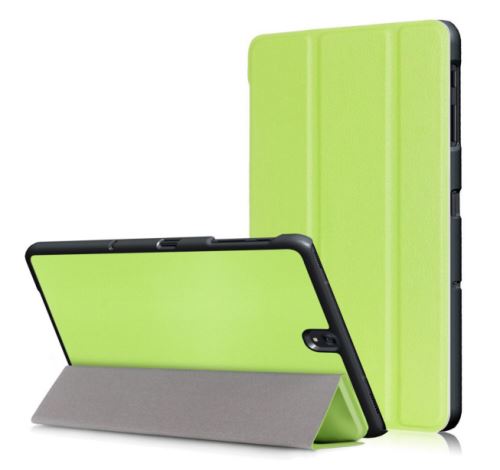 WISETONY® Étui en PU tri-pliure avec support pour votre Samsung Galaxy Tab A T550/T555/P550 9.7 - Vert