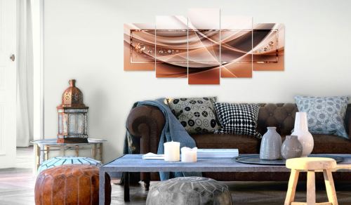 100x50 Tableau Abstraction sublime Stream of Blaze
