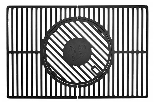 LANDMANN 15917 Modulus Système de Grille pour Barbecue Noir 48 x 2 x 44 cm