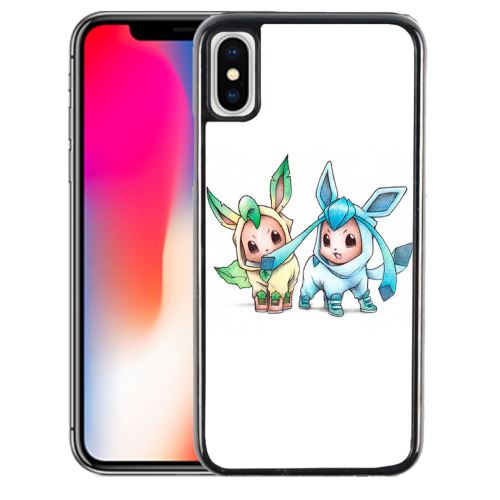 Coque pour iPhone XS pokémon bébé phyllali