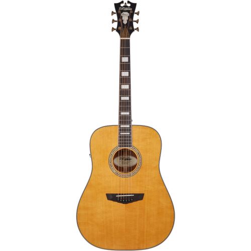D'Angelico Premier Lexington Vintage Natural guitare folk électro-acoustique