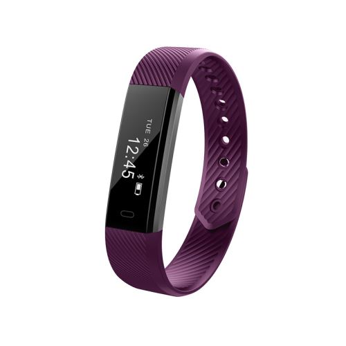 Tracker de remise en forme de montre-bracelet de Bluetooth ID 4.0 Bluetooth 4.0 pour IOS Android Apple Violet