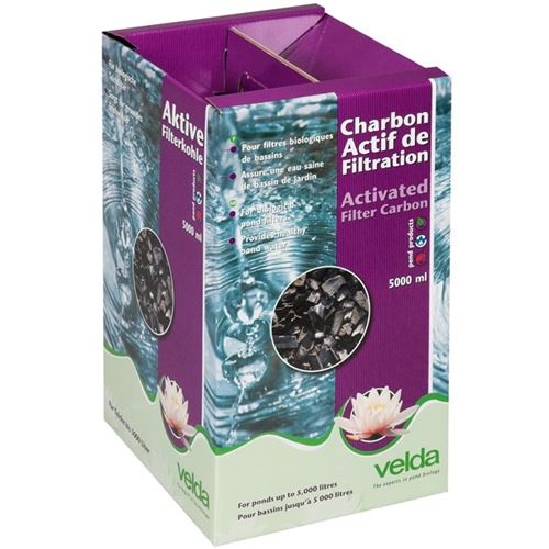 Charbon actif de filtration Velda