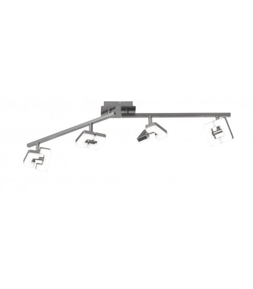 Spot ZARA nickel mat 4 ampoules LED