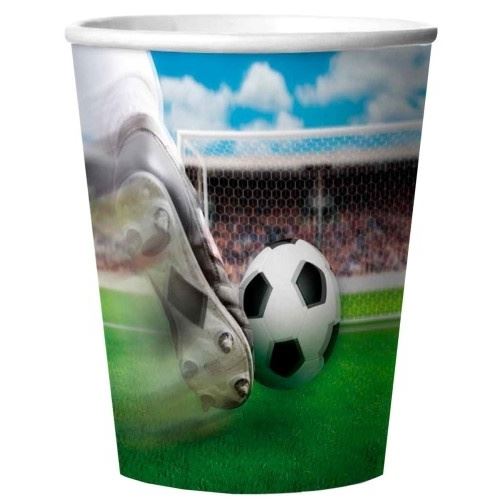 Folat Tasses Party 3D Soccer 4 Pieces
