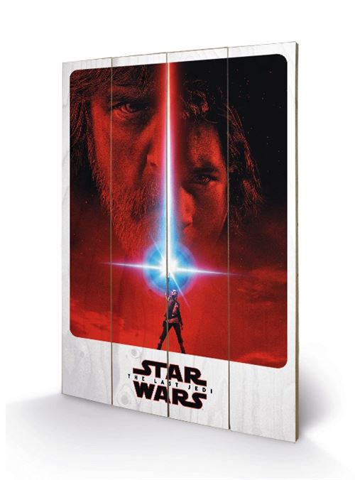 STAR WARS 8 The Last Jedi - Impression sur bois 40x59cm